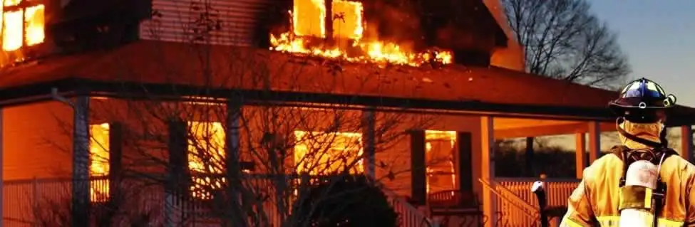 fire damage repair emergency response at a residential property affected by an active house fire in Spokane, WA
